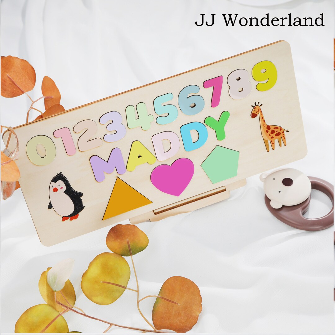 Personalized Name Puzzle Custom Kids Name Wooden Puzzle - Etsy