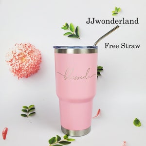 Travel Mug,Personalized 30 oz Tumbler, Custom Insulated Steel Laser Engraved Tumbler, Corporate Gifts, Etched Tumbler, Monogram Tumbler