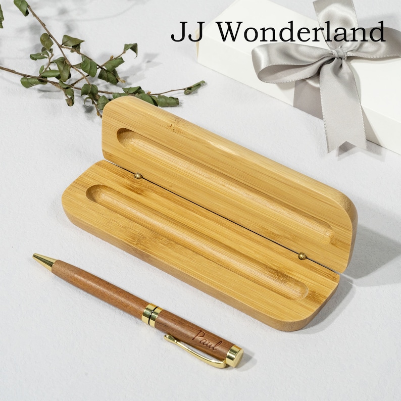 Personalised Engraved Wood Pen With Gift Box, Graduation Gifts ...
