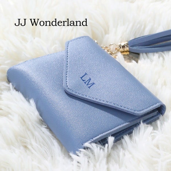 Personalised Wallet Purse, Card Holder, Engraved Purse with Initials, Custom Purse, Gift for Her, Christmas Gift, Valentine's Gift