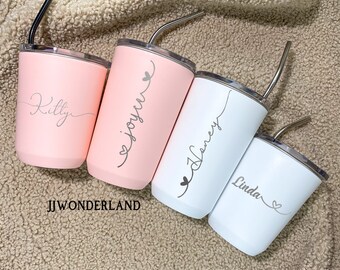Personalized Tumbler, Monogram Tumbler, Stainless steel tumbler, tumbler with lid, Big Capacity Tumbler, Durable Insulated Coffee Mug