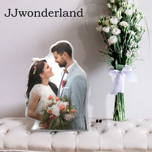 Personalized Photo Pillow, Personalized Couple Photo Pillow, Customize Valentine Gift, Anniversary Gift, Wedding Gift, Couple Gift