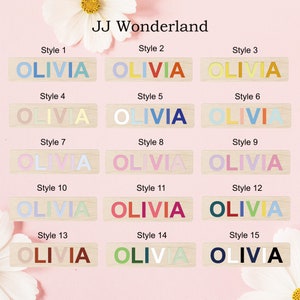 Personalized Kids Name Wooden Puzzle, Custom Name Puzzle for Toddler, Preschool Puzzle Gift,Alphabet Puzzle, Educational Toy Gift, Cute Gift image 3