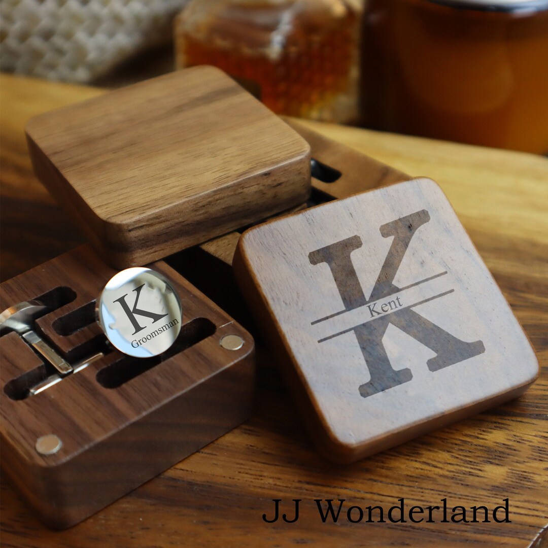 Personalised Engrave Cufflinks Anniversary Gift Groomsman Etsy