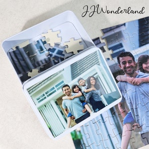Personalized Puzzle Custom JIgsaw Puzzle gift Personalized Photo Puzzle Family Gift Puzzle gift with box Photo Gift Mother&#39;s day gift