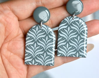 Polymer clay earrings, Clay earrings, Handmade, Australia, Statement earrings, dangle