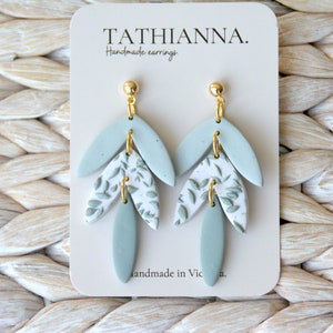 Pendientes de arcilla polimérica, Pendientes de arcilla, Hechos a mano, Australia, Pendientes llamativos, colgantes