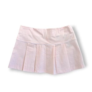 Y2K Pleated Baby Pink Mini Skirt - Deadstock by Australian Brand Valley Girl