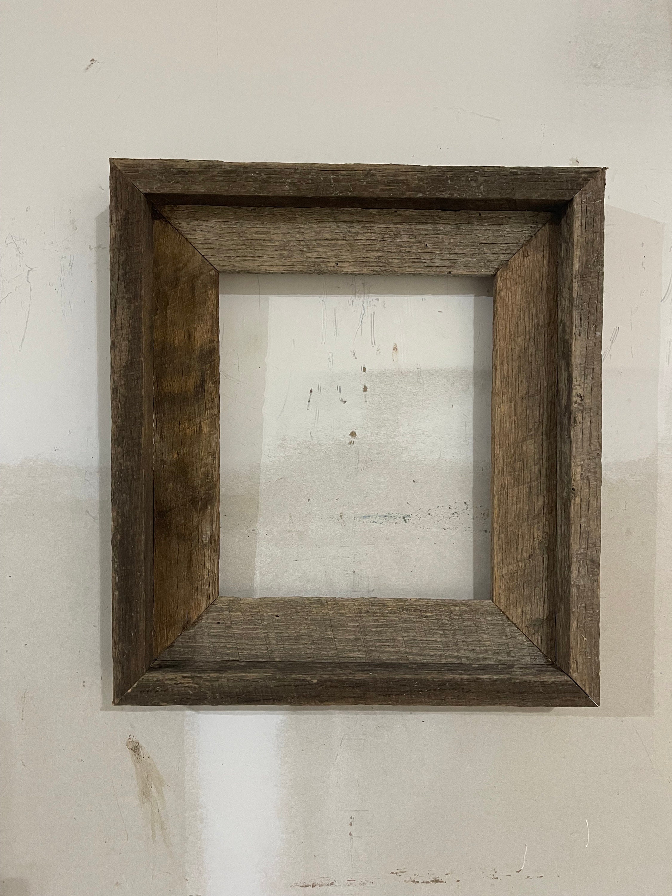4x6 unfinished primitive old rustic barnwood barn wood picture frame  weathered