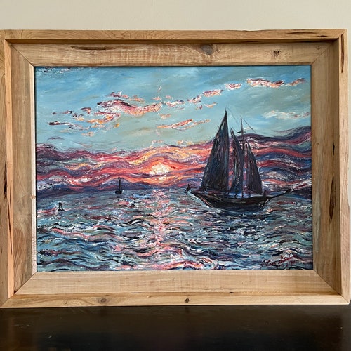 Rustic Sinker Cypress Picture Frame - 20 x 30