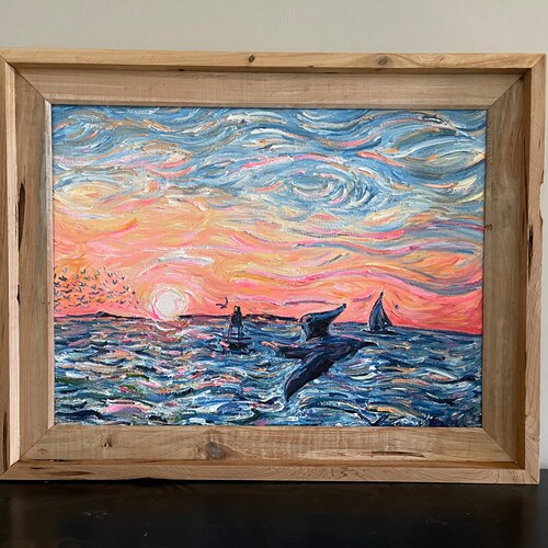 Rustic Sinker Cypress Picture Frame - 20 x 30