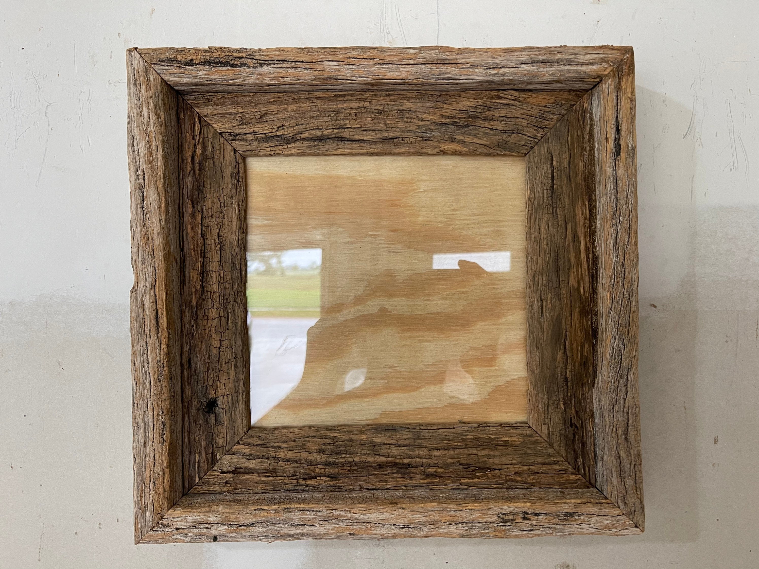24x30 Rustic Reclaimed Barn Wood Signature Wall Frame - Rustic Decor