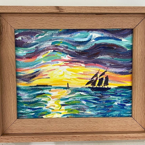 Solid Oak Frames Etsy