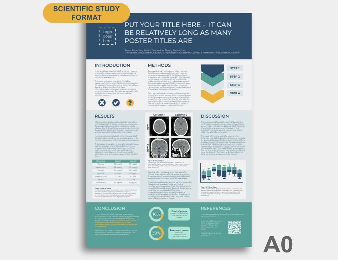 Scientific Poster Template and Medical Case Study Template for ...