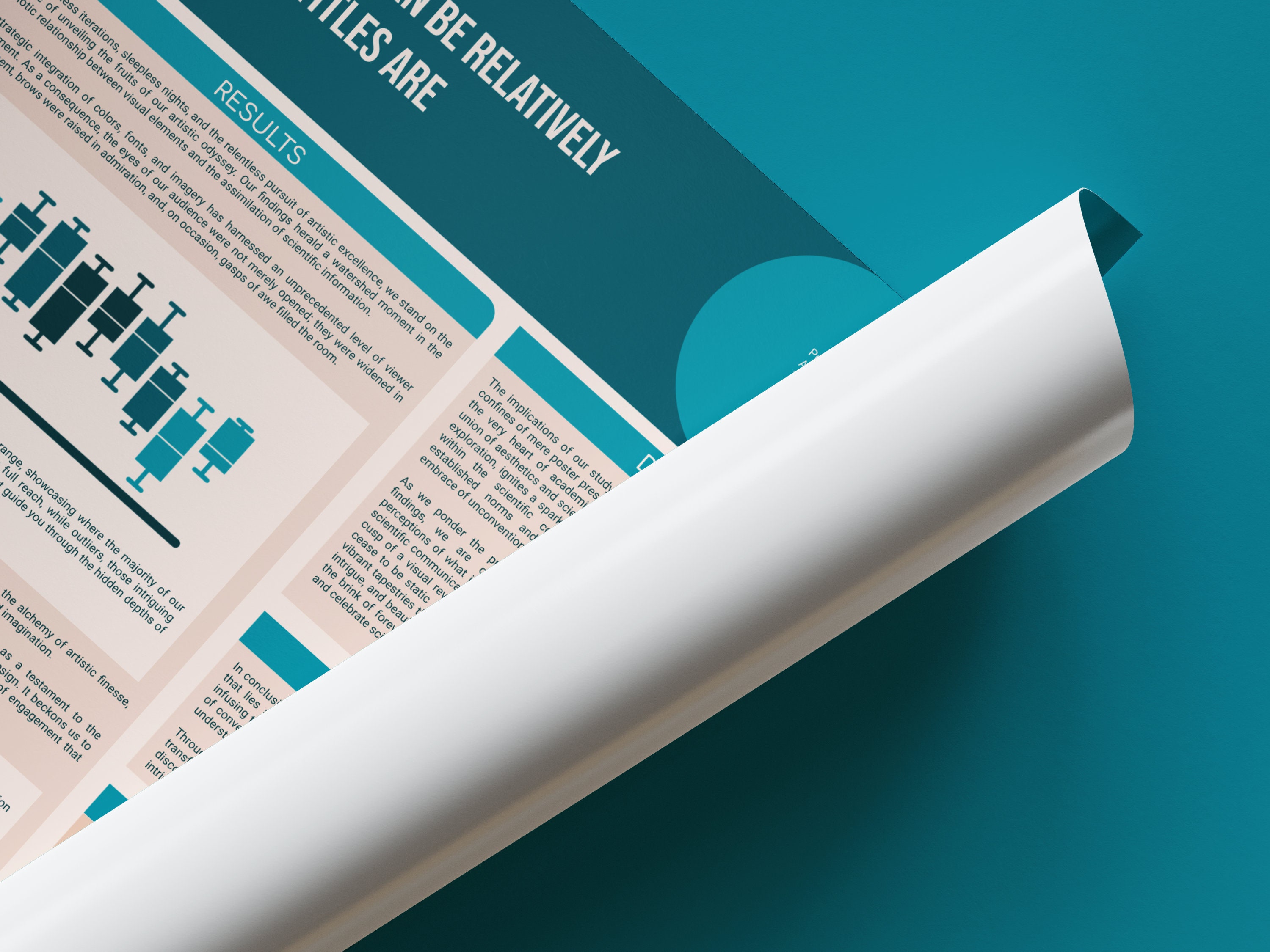 Scientific Poster Template Set Powerpoint Google Slides DIGITAL
