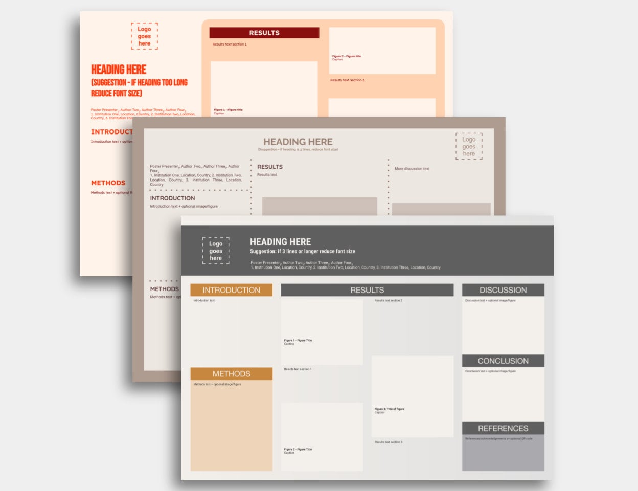 Scientific Poster Template Set - Powerpoint - Google Slides - DIGITAL ...