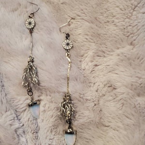 Besom broom drop earrings
