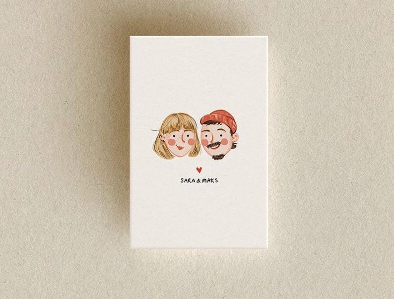 Digital Custom Portrait, Cartoon Portrait, Custom Illustration, Portrait From Photo, Personalized Portrait, Couple Portrait, Family Portrait