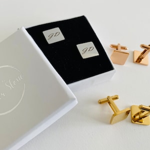 Personalized Cuff Links Engraved CuffLinks Personalized Cufflinks Customized Cuff Links Wedding Cufflinks Gift for men Handmade Gifts