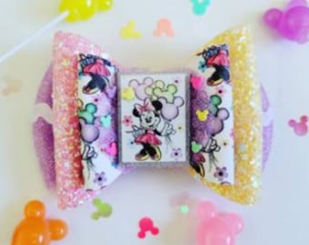 Minnie Mickey Palloncini Capelli Fiocco