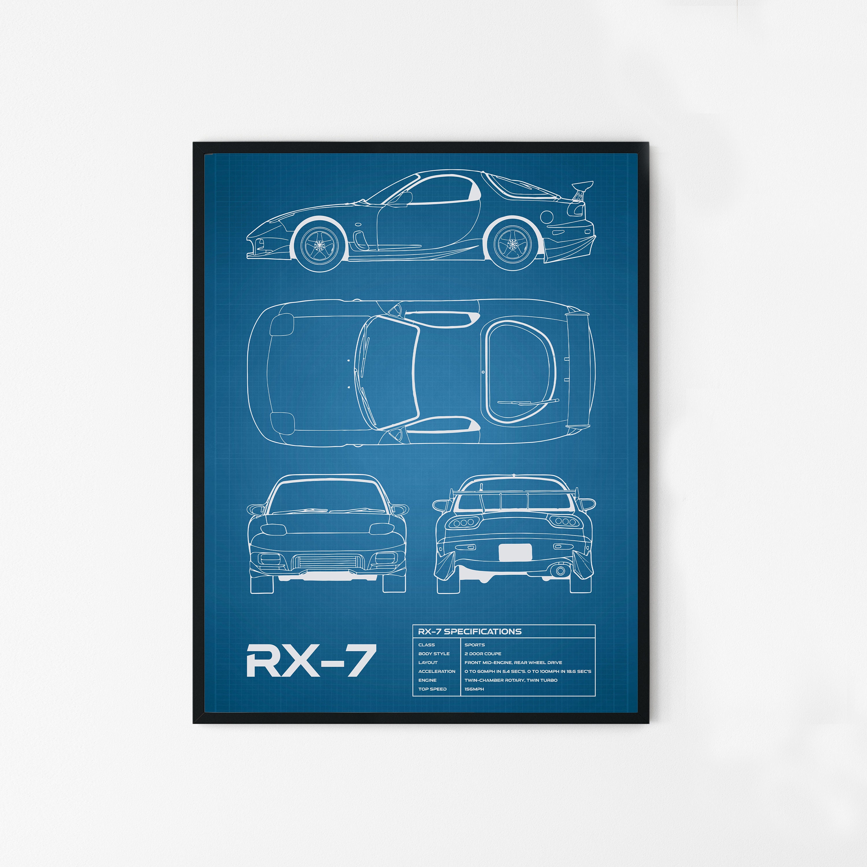 Mazda rx 7 blueprint
