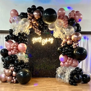 WXX Juego de 120 globos plateados metálicos de 18, 12, 10, 5 pulgadas, para  arco de globos plateados, decoración de globos de cumpleaños, bodas, baby