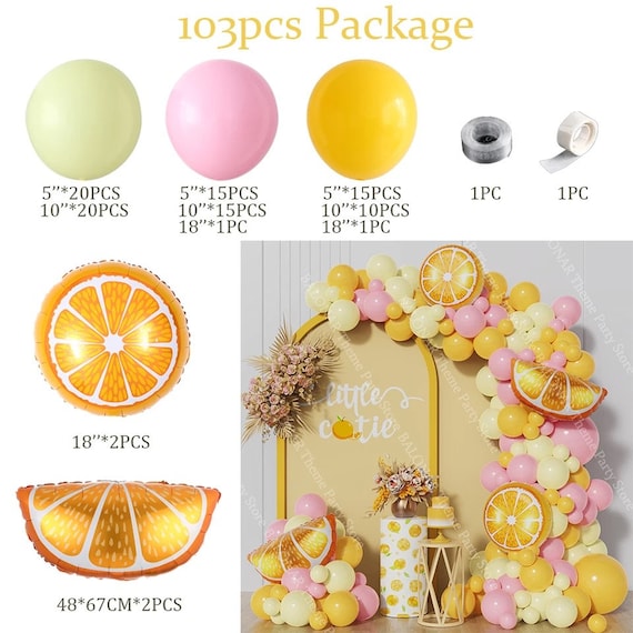 Palloncini Arancione 143 Pezzi - Kit Per Decorazioni Feste Compleanno, Matrimoni E Halloween! - Foto 7