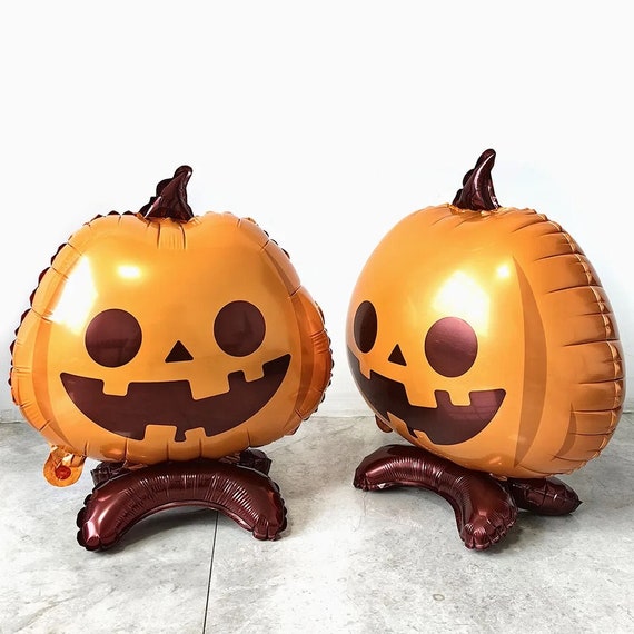 Ovanda Halloween Folienballon Stehend - XXL Kürbis Deko 104x146cm