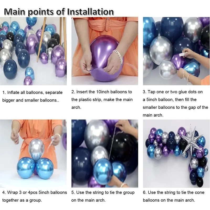 Alien Birthday Balloon Garland Kit: Outer Space Party Decor - Etsy