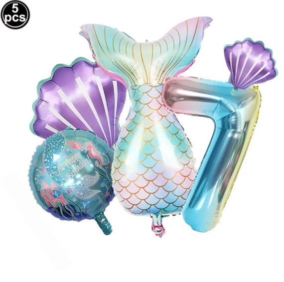 Ballon Film Aluminium 118cm Ballon Sirène XXL En Aluminium | Décoration D'anniversaire Enfant, | Gonflage à L'hélium Ou à L'air, Environ 118 Cm Fête Thème Océan Ballon Film Aluminium 118cm Ballon Sirène XXL En Aluminium | Décoration D'anniversaire Enfant, | Gonflage à L'hélium Ou à L'air, Environ 118 Cm Fête Thème Océan