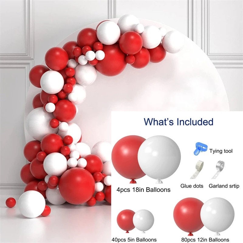 Kit Per Archi Di Palloncini: 3 Rotoli Nastro Trasparente + 3 Rotoli Punti Adesivi, Per Feste, Compleanni, Matrimoni - 2