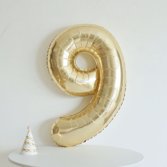 Zahlenballon 5. Geburtstag – 40 Zoll, Rosa, Mit Schmetterling & Klebepunkten