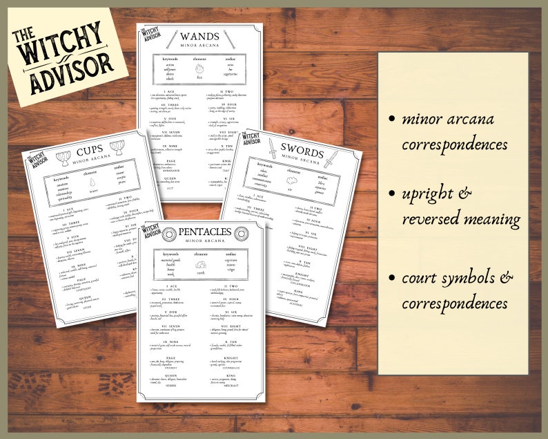 tarot-cheat-sheet-printable-grimoire-journal-tarot-spread-etsy