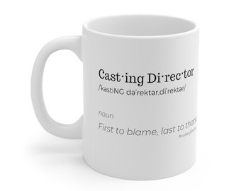 Director de casting definido taza 11oz