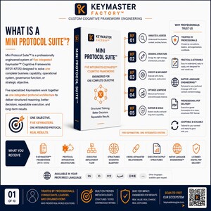 Mini Protocol Suite – 5 Integrated Keymaster Framework Cognitive Frameworks (KF01-KF05)