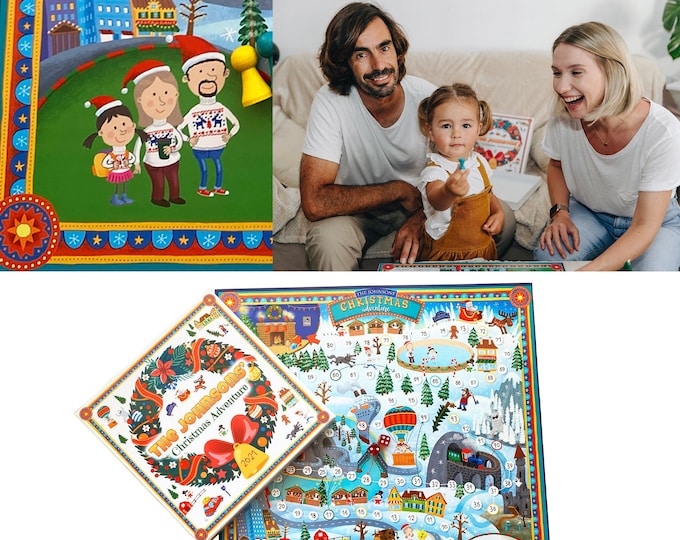 Board Game for family with kids Personalized Board Game Funny Gifts Family Portrait family game Toys & Games for the whole family