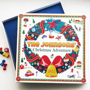 Custom Board Game Personalized Unique Gift for Christmas Board Game for Family and Kids Gifts for Family Friends
