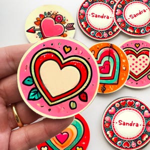 Valentinstag Memory Spiel - Kinder Valentinstag Geschenk - Personalisiertes Holz Memory Spiel - Passendes Kartenspiel - Lernspielzeug und Spiele für Kinder