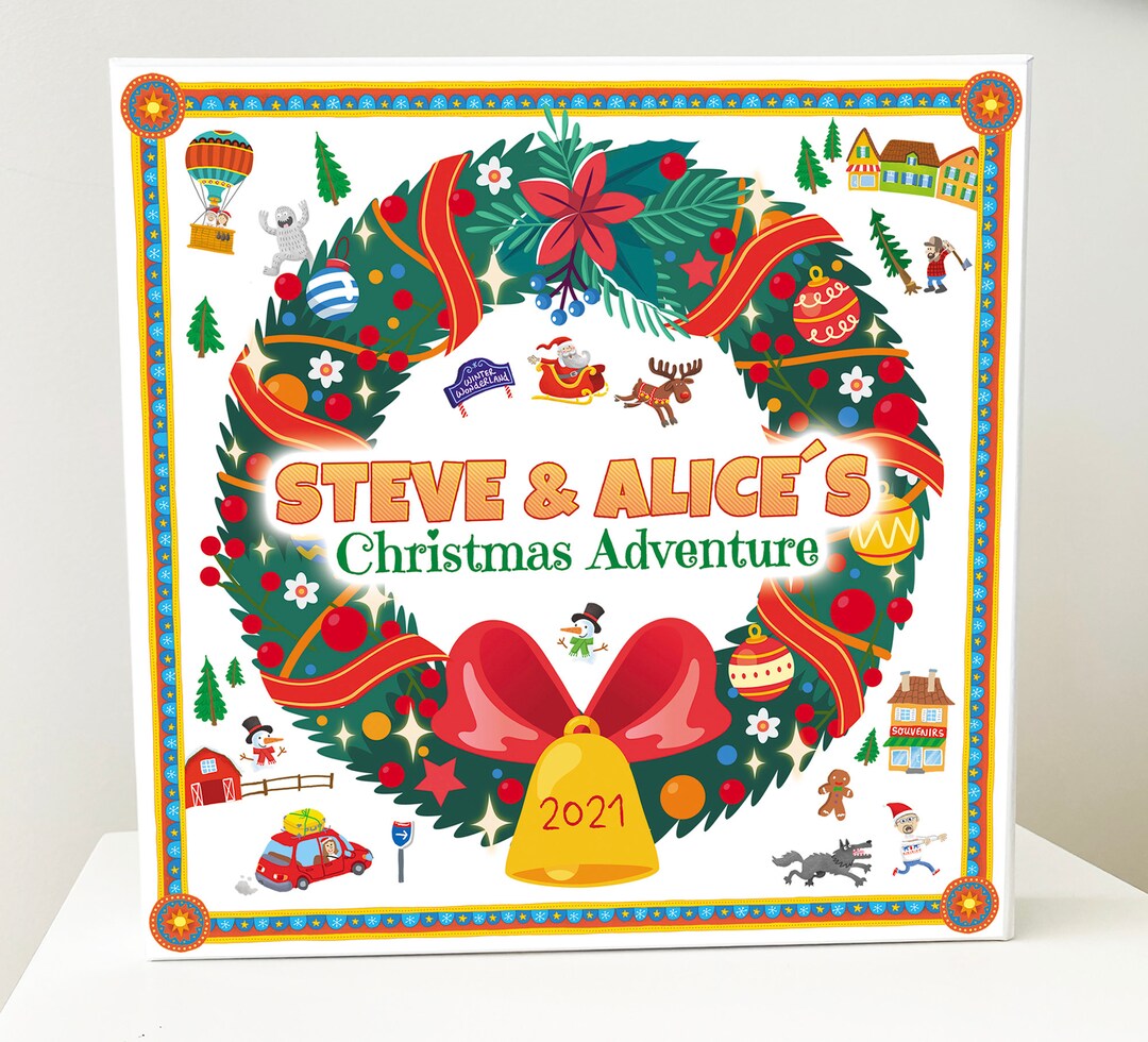 Couples Gift Christmas Board Game Personalized First Christmas Married