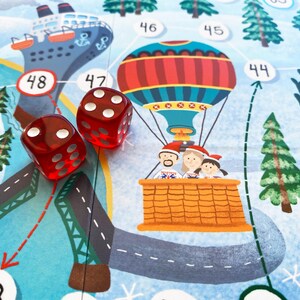 Aangepast bordspel - gepersonaliseerd bordspel voor het gezin - grappig cadeau voor kerst - cadeau familie 2025 - ideeën kerstcadeaus - unieke cadeaus afbeelding 16