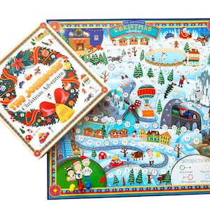 Personalized Board Game Unique Christmas Gift for the Whole Family Funny Custom Christmas Board Games