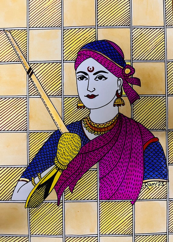 Rani Laxmi Bai The Queen Of Jhansi Design, Manikarnika The Queen Of Jhansi,  Rani Of Jhansi, Queen Of Jhansi PNG Transparent Clipart Image and PSD File  for Free Download