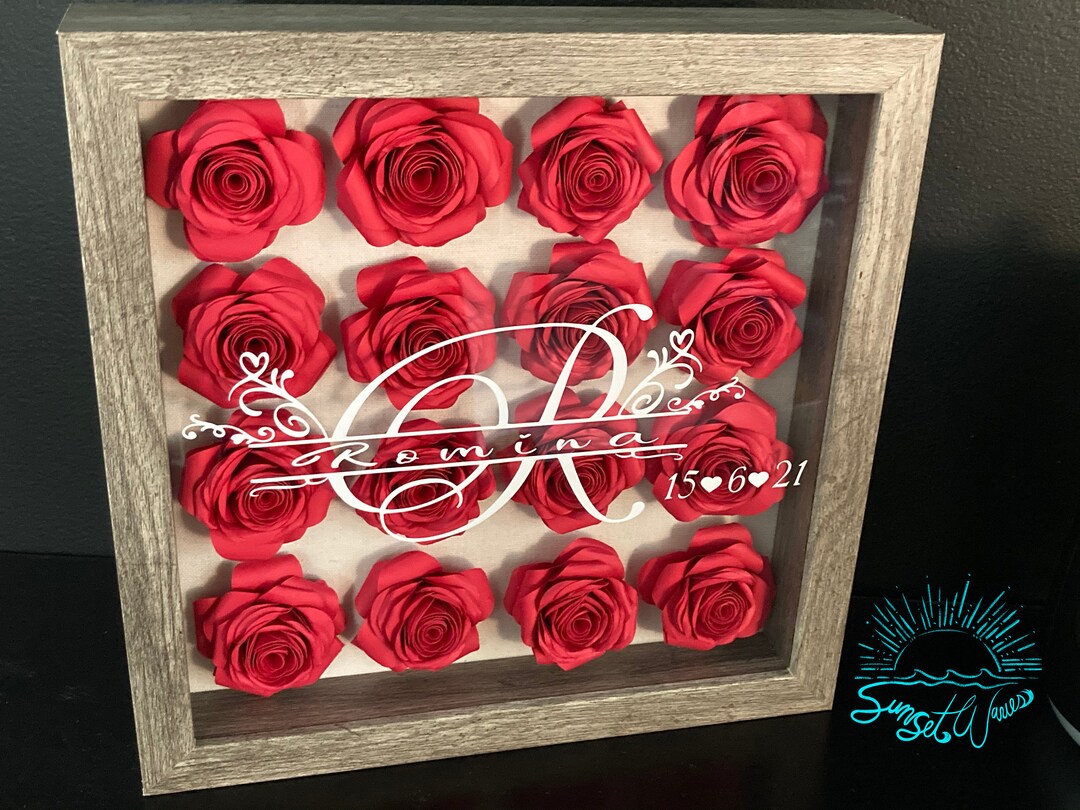 Customizable Shadowboxes Customizable 9X9 In. Shadow Box for Any Occasion. Unique Hand Made Home ...