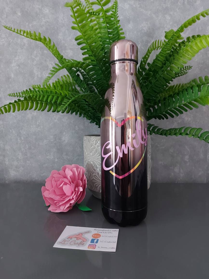 Personalied Vacuum Sealed Flask Water Bottle Available Cold Etsy
