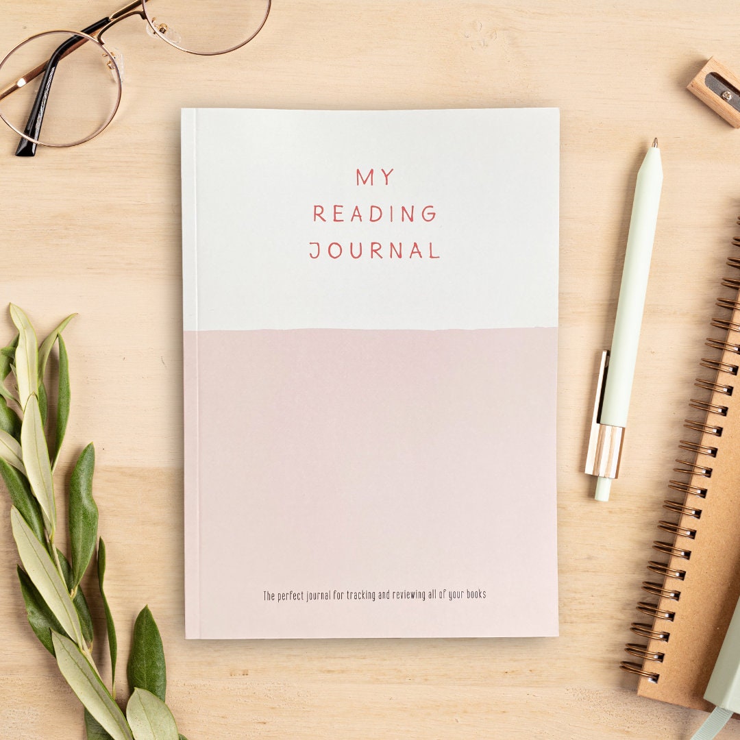 Reading Journal: For the Love of Books, A Book Journal and Planner for Book  Lovers to Track, Log and Review