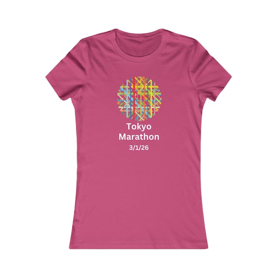 2026東京マラソン女子人気Tシャツ - Etsy 日本