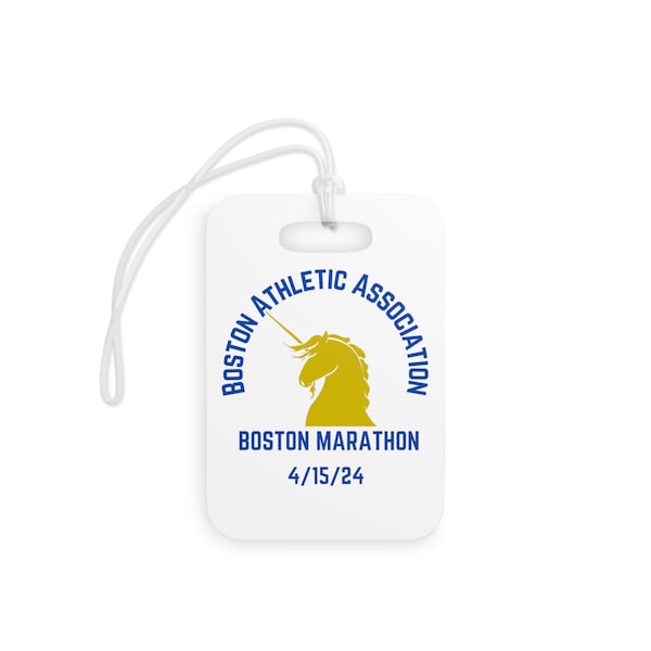 2024 Boston Marathon Luggage Tags