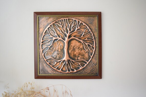 Trintura Tree of life wood 40cm mural acacia wood tree of life gift idea wall decoration decoration Tree of Life Wooden Wall Decoration Family Wall Art