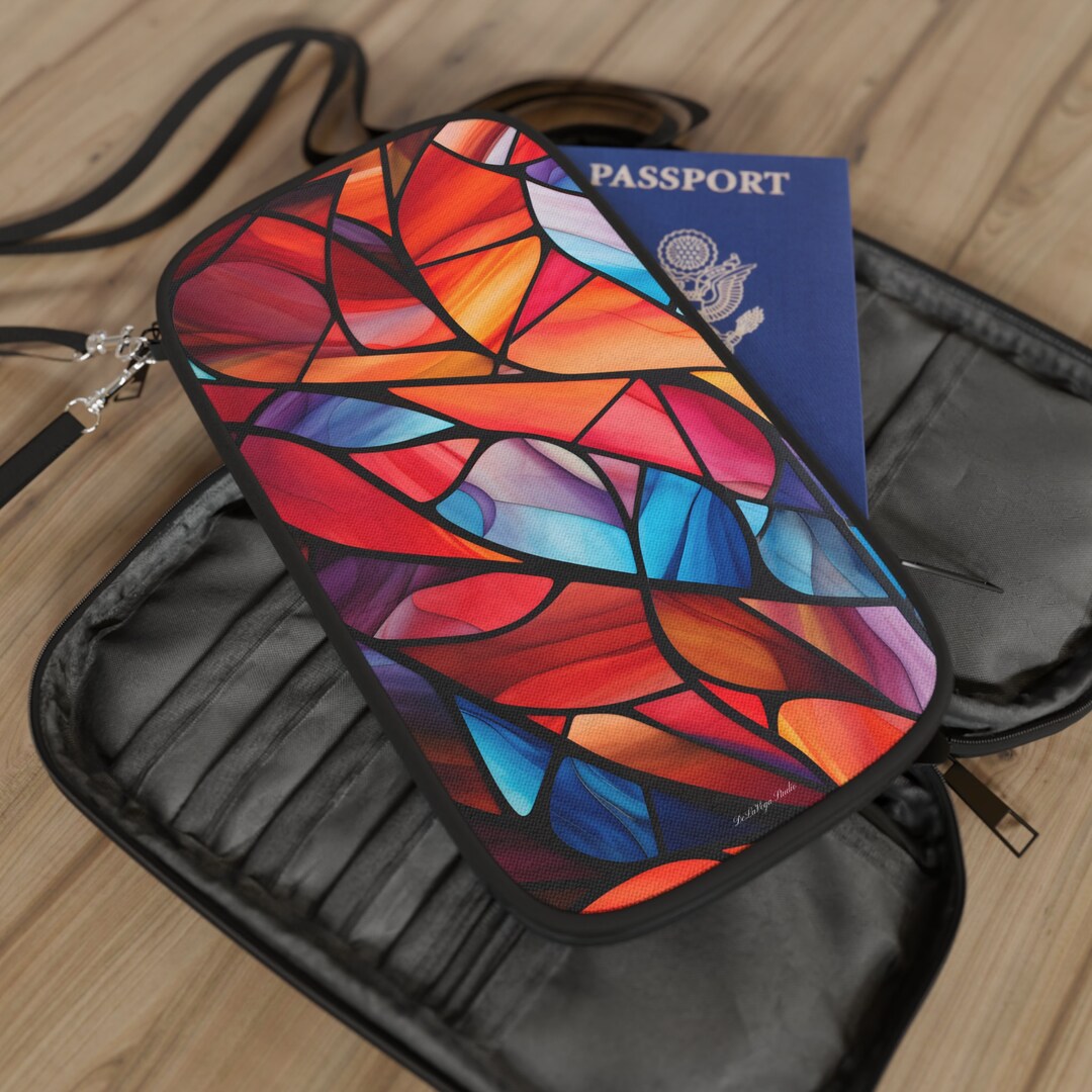 Passport Wallet artistic Passport Wallet Travel With Etsy