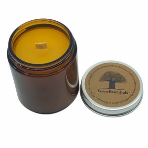 FewwEssentials Citronella+Camphor Beeswax Candle
